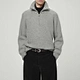 custom logo quarter zip sweater